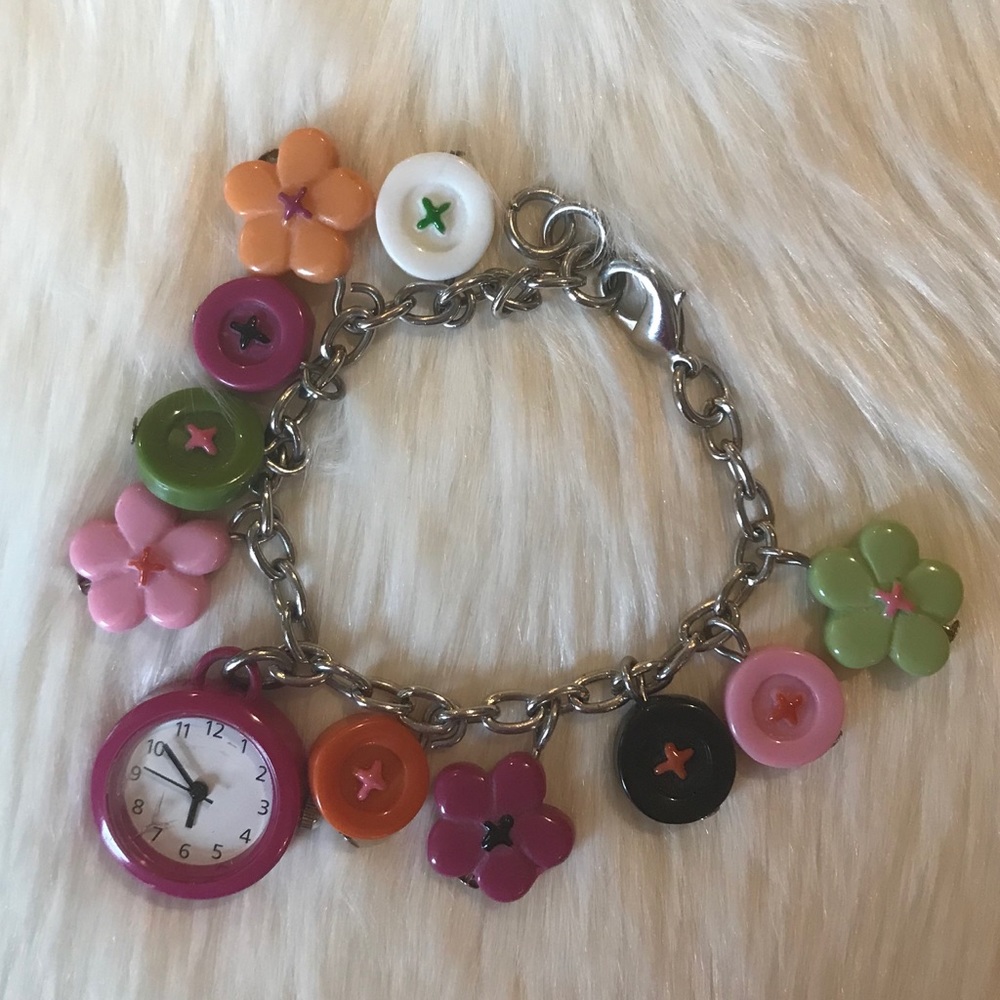 Floral Watch Bracelet